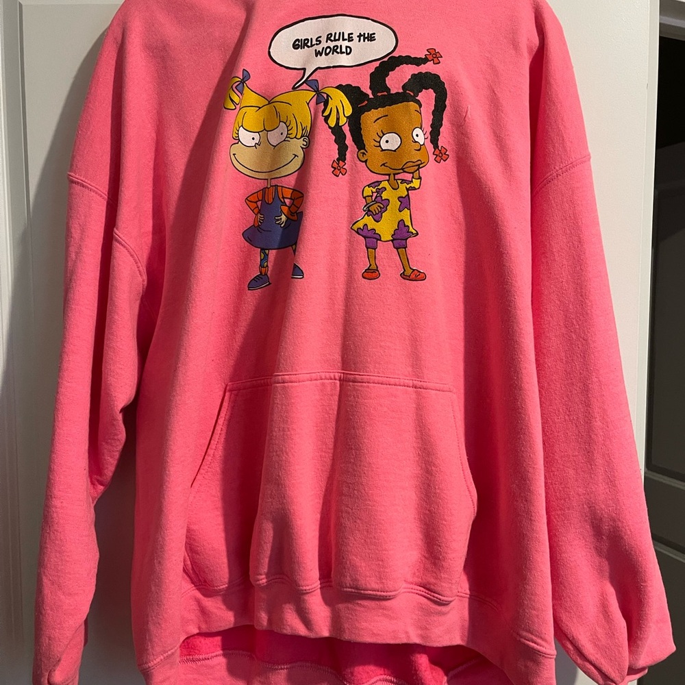 Fashion Nova Pink Graphic Hoodie